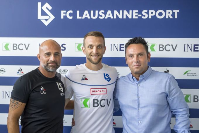 Bereits bei Lausanne-Sport arbeiteten Pablo Iglesias (r) und Giorgio Contini zusammen. FC Sion
