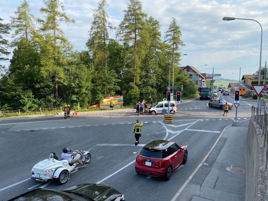 Der Unfall führte im Morgenverkehr zu Verkehrsbehinderungen