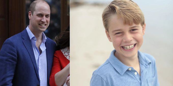 Prinz George (r.) sieht immer mehr aus wie sein Papi Prinz William. prinz george