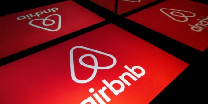 Das Airbnb-Logo. airbnb