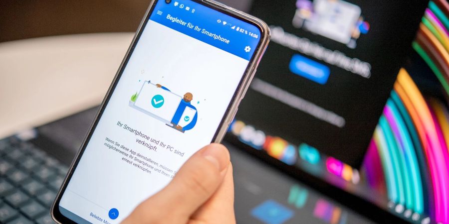 «Link zu Windows» ist das Smartphone-Gegenstück zum überarbeiteten und optisch an Windows 11 angepassten PC-Programm «Smartphone-Link».