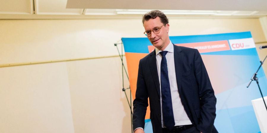 NRW-Ministerpräsident Hendrik Wüst (CDU) am Tag nach der Landtagswahl.
