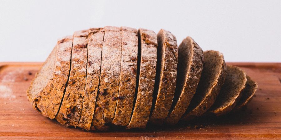 Aufgeschnittenes Brot