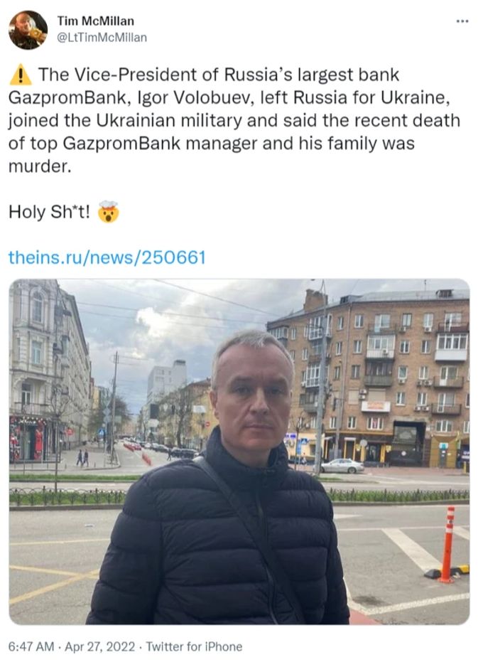 Igor Wolobujew hat im Ukraine-Krieg die Seiten gewechselt. Ukraine Krieg