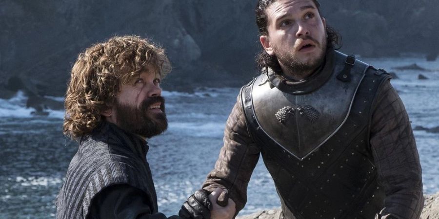 Peter Dinklage (l.) und Kit Harington in «Game of Thrones».