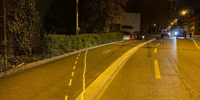 Selbstunfall eines fahrunfähigen Motorradfahrers.