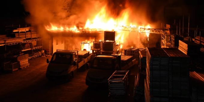 Magazin in Landqaurt bei Brand komplett zerstört Landquart