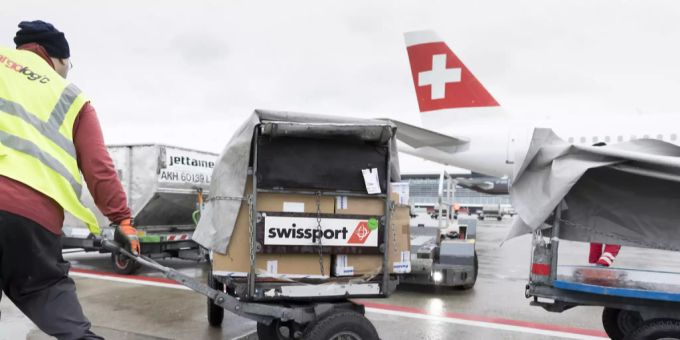 Die Firma Swissport steht kurz vor dem bankrott. swissport