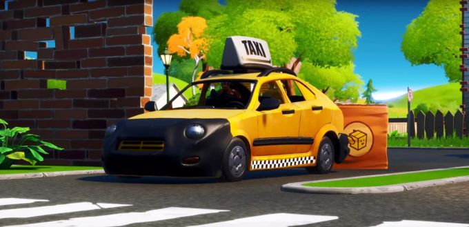 Fortnite: Die australischen Youtuber Lannan «LazarBeam» Eacott und Harley «mrfreshasian» verstecken sich mithilfe eines Tricks in einem Auto. Fortnite