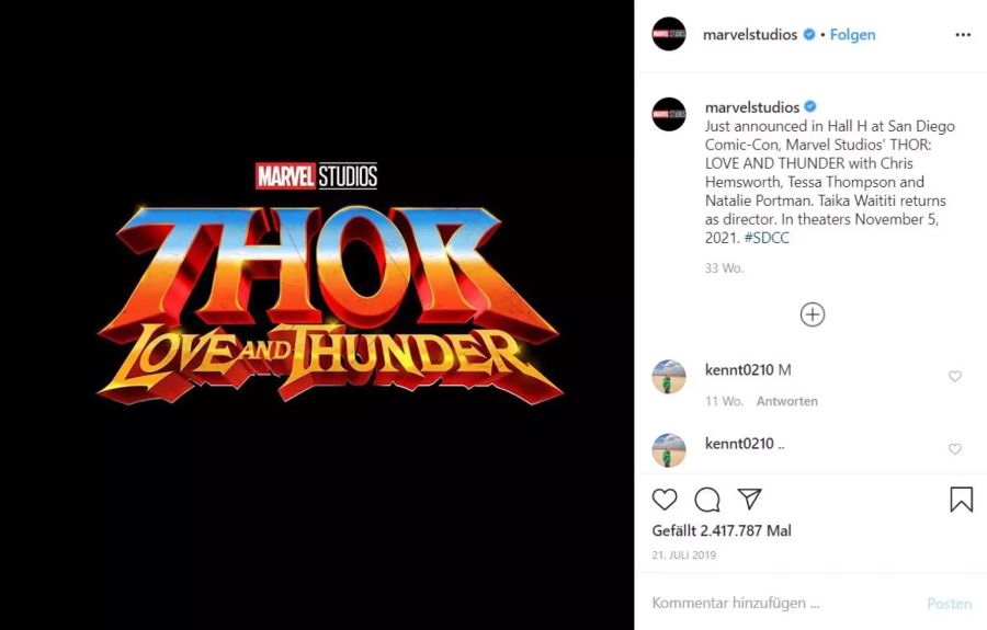 thor love and thunder