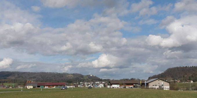 Landschaft bei Hendschicken (AG). Hendschiken