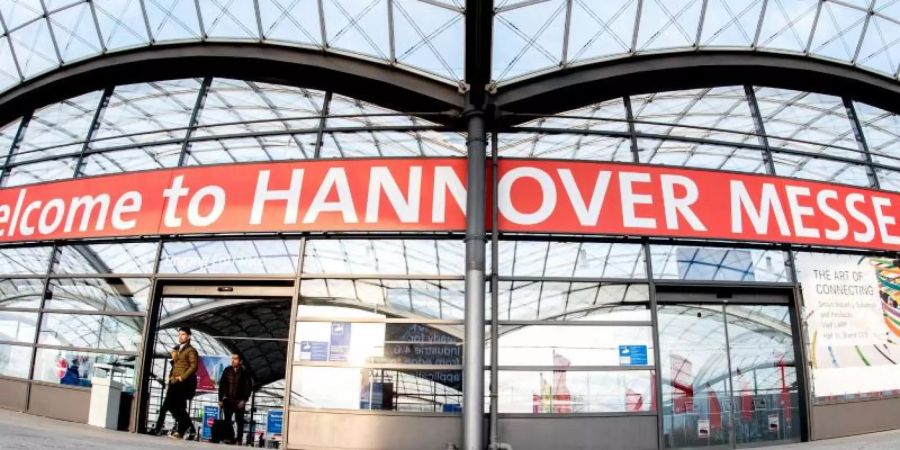 Die Hannover Messe als grösste Industriemesse der Welt fällt dieses Jahr wegen des Coronavirus aus. Foto: Hauke-Christian Dittrich/dpa/Archivbild
