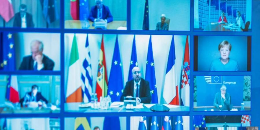 Merkel bei EU-Gipfel per Videokonferenz