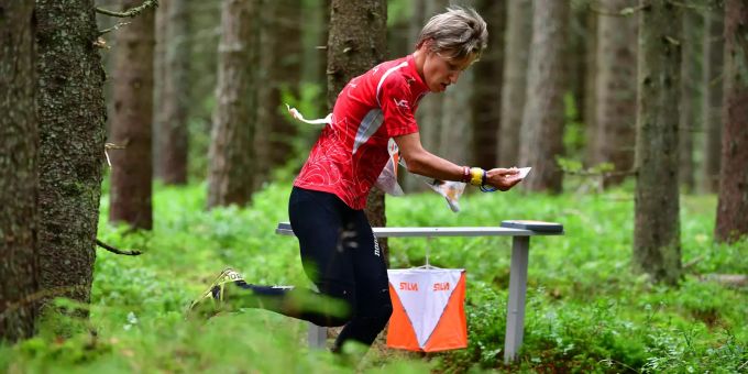 Natalia Gemperle an der OL-Weltmeisterschaft 2019 in Norwegen. Natalia Gemperle