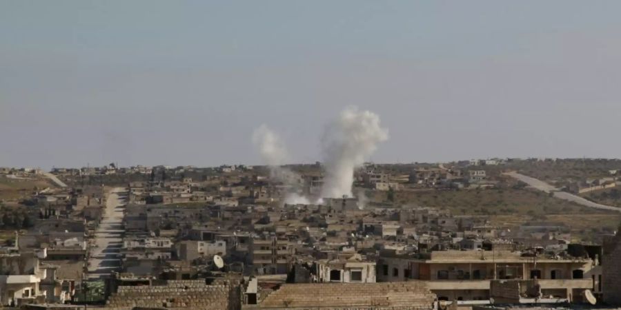 Explosion in Maaret al-Numan