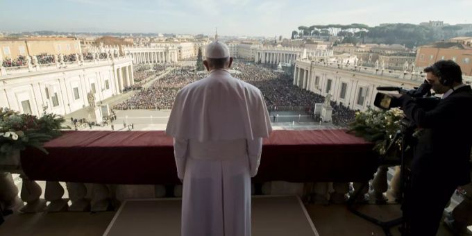 Papst Franziskus auf dem Balkon des St. Petersdom. (Archivbild) Papst Franziskus