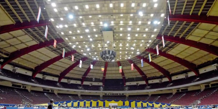 In der Dortmunder Westfalenhalle wird noch geritten. Foto: Caroline Seidel/dpa