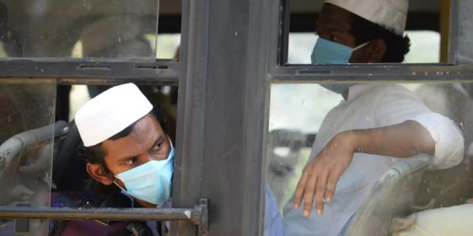 In Indien haben sich auf einer religiöser Veranstaltung viele Personen mit Covid-19 angesteckt. Indien