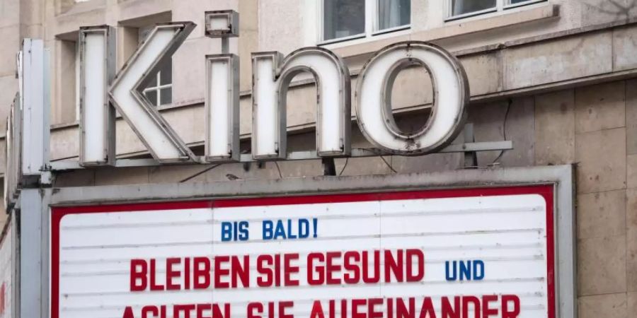 Geschlossenes Kino in Stuttgart. Foto: Marijan Murat/dpa