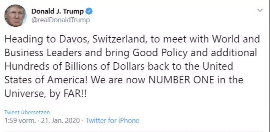 Donald Trump Davos