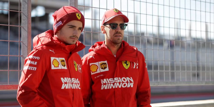 Sebastian Vettel und Charles Leclerc werden auch in der neuen Saison zusammen auf Punktejagd gehen.