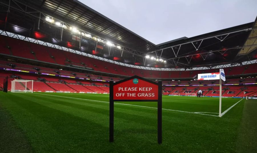 Das Wembley-Stadion in London wird Schauplatz für einen Achtelfinal, beide Halbfinals und das EM-Endspiel sein.