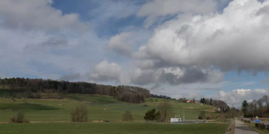 Landschaftfoto bei Villmergen im Kanton Aargau.