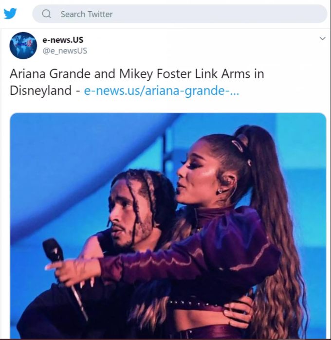 Sollen ein Paar sein: Ariana Grande und Rapper Mikey Foster. Ariana Grande Mikey Foster