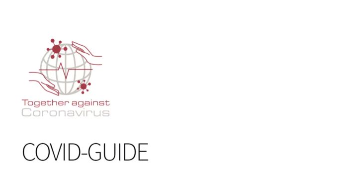 Das Logo des Covid-Guide. covid guide