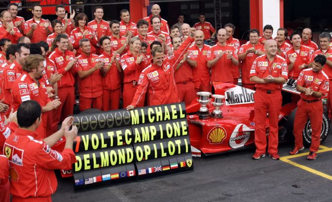 Michael Schumacher Ferrari 2004