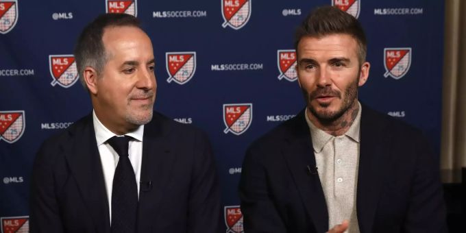 Jorge Mas und David Beckham. inter miami