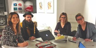 Gemeinde - Galerie am Gleis: Vorstand an der Arbeit
