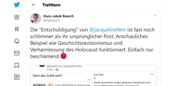 Kritik von FDP-Zürich-Präsident Hans-Jakob Boesch. fdp