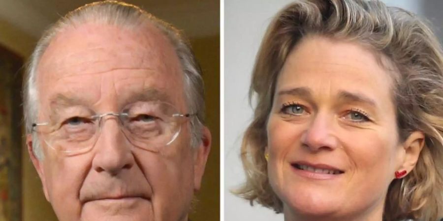 Vater und Tochter: Albert II., damals König von Belgien, und die belgische Künstlerin Delphine Boel. Foto: Lebrun Waem/PHOTONEWS POOL;Olivier Hoslet/epa/dpa