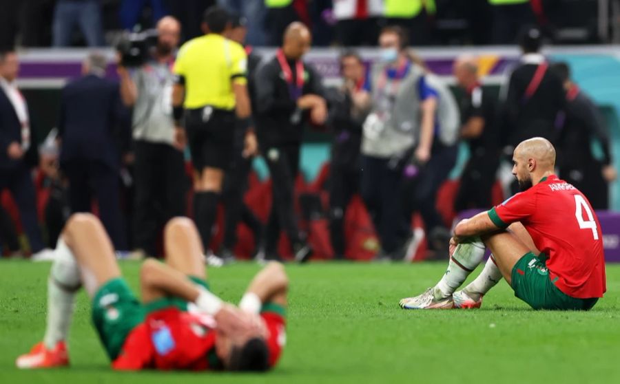 Marokko scheitert an der WM 2022 im Halbfinal an Frankreich.