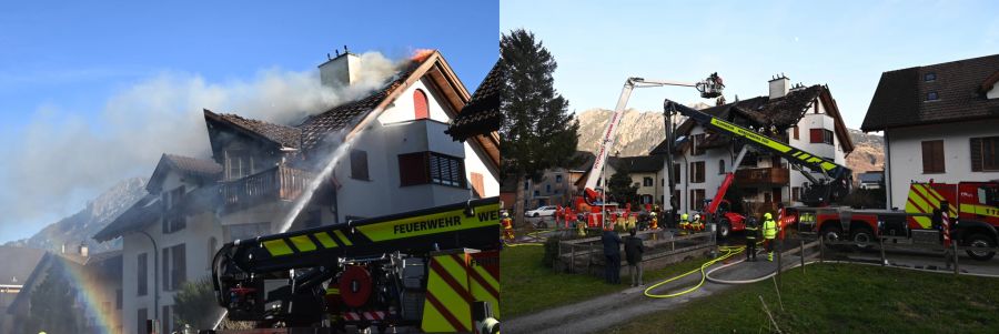 Die Feuerwehr konnte den Brand unter Kontrolle bringen.