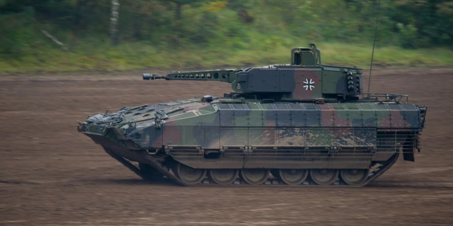 Der Schützenpanzer Puma war bei Übungen der Bundeswehr komplett ausgefallen.