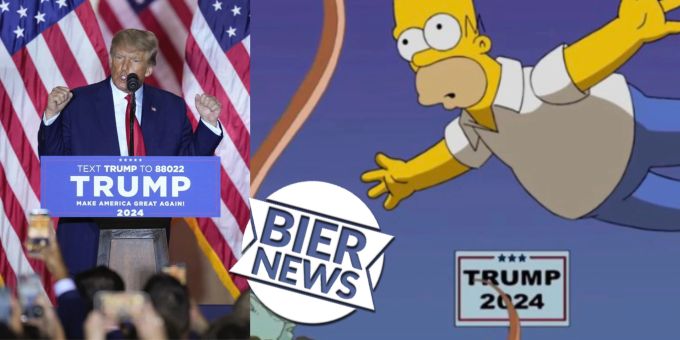 Die Simpsons sagten Trumps Kandidatur fürs Jahr 2024 voraus. trump