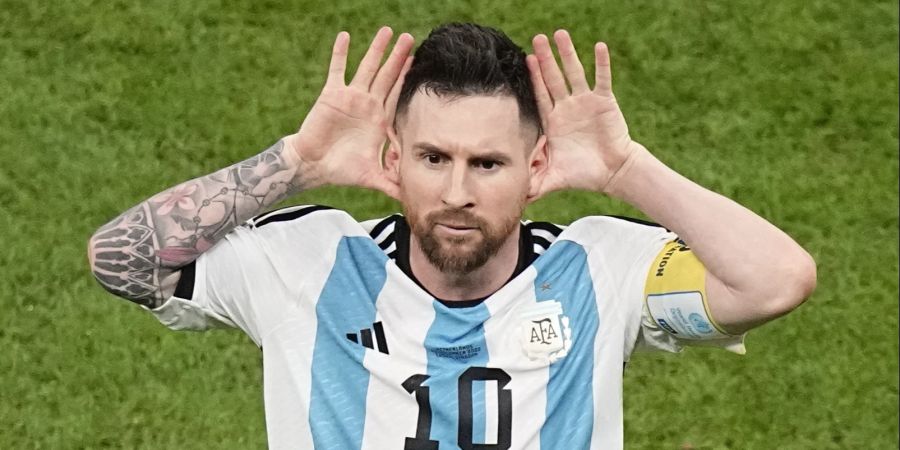 Muss sich als Mann bei einer WM deutlich weniger Beleidigungen anhören, als eine Frau bei einer WM: Weltmeister Lionel Messi.