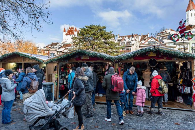 Weihnachtsmarkt 2022 in Thun.