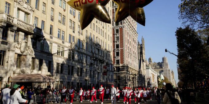 Die Thanksgiving-Parade in New York (USA). new york