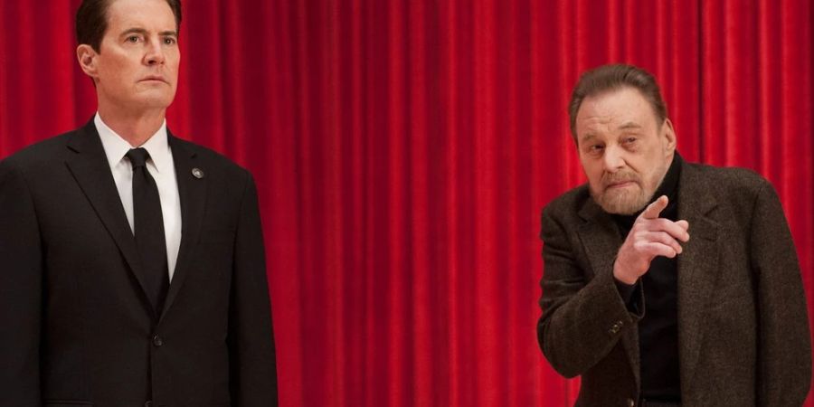 Al Strobel (r.) mit «Twin Peaks»-Hauptdarsteller Kyle MacLachlan.