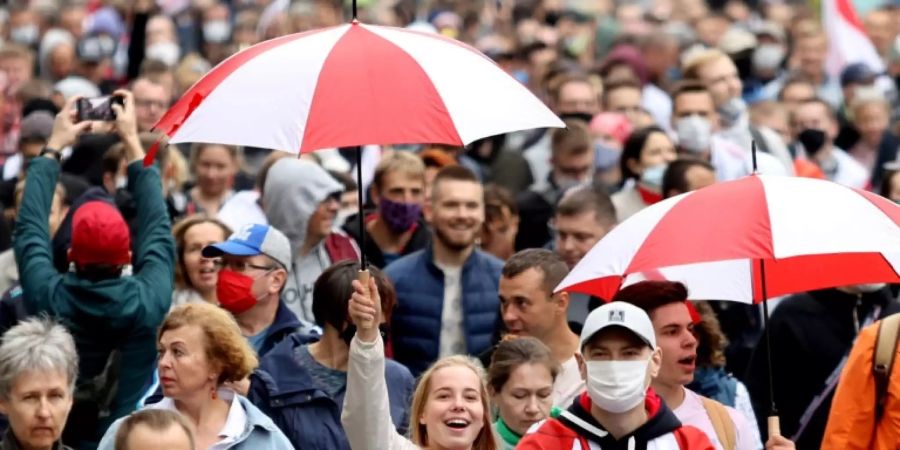 Proteste in Minsk