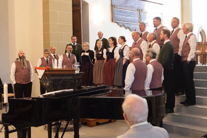 Verdienter Applaus und eine Zugabe: Jodlerklub Edelweiss in der Stadtkirche.