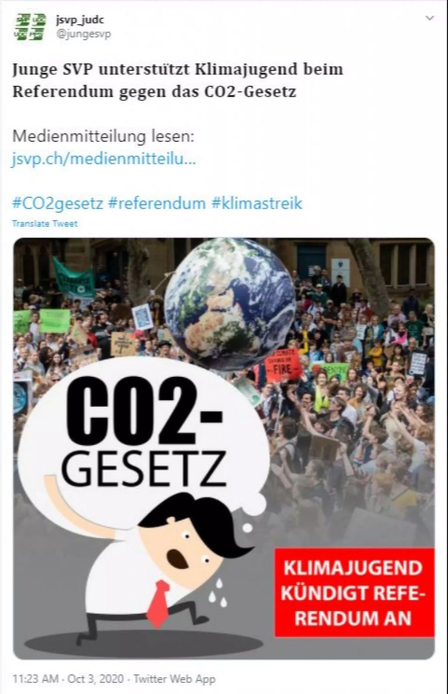 JSVP CO2-Gesetz