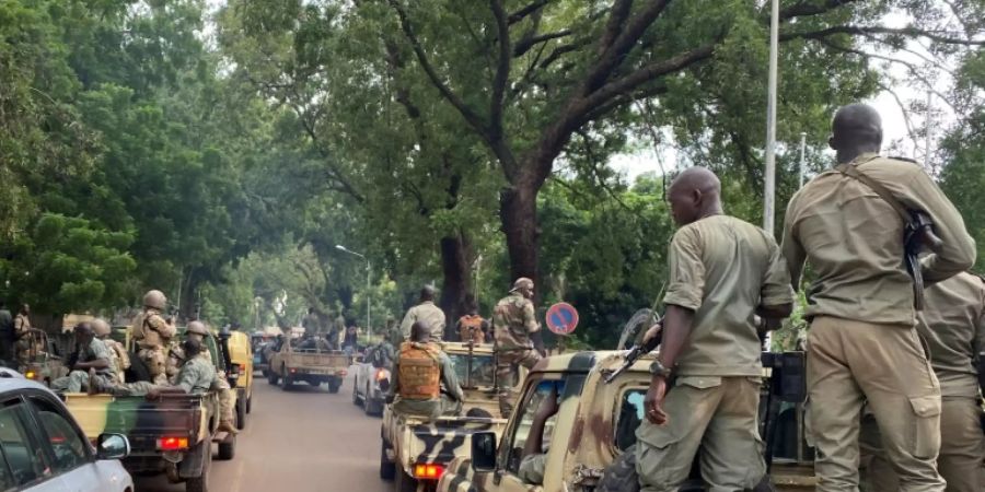 Mitglieder der Militärjunta in Bamako