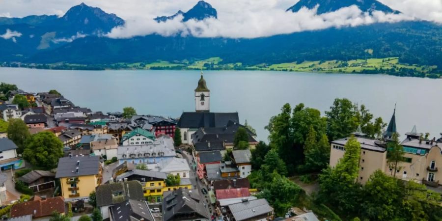 Blick auf den Wolfgangsee