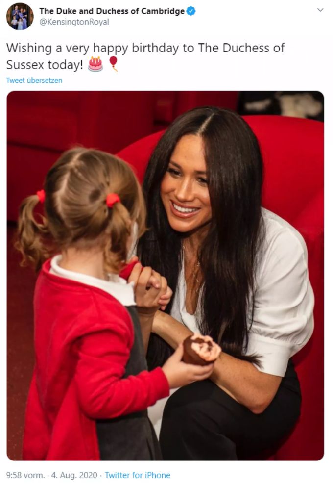 Mit diesem herzigen Foto gratulieren William und Kate. meghan markle
