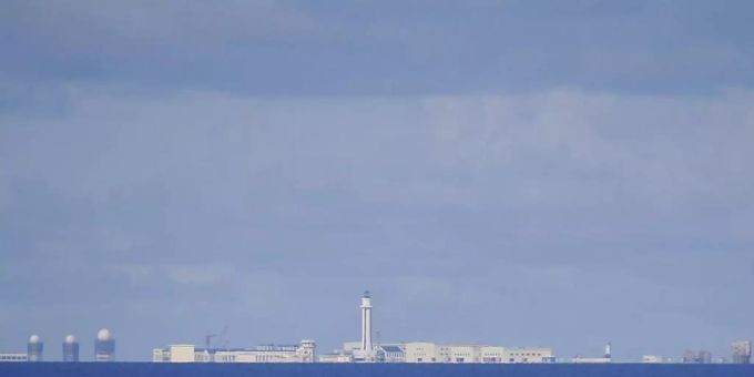 China erhebt Territorialansprüche über weite Teile des Südchinesischen Meeres, wie etwa auf das Subi Riff. china