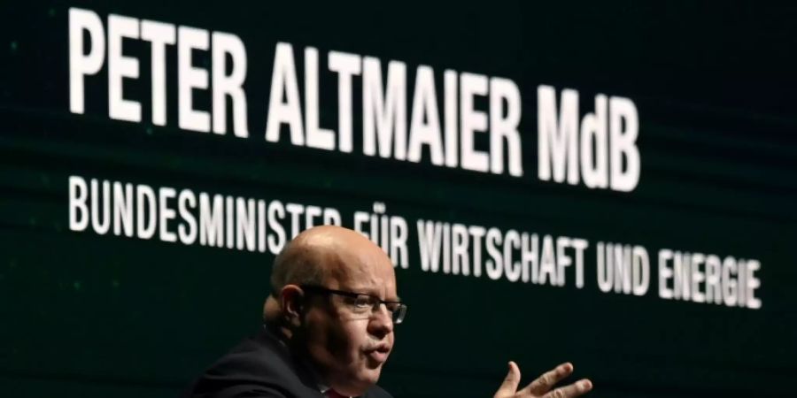 Altmaier bei einer Digitalkonferenz Anfang Oktober